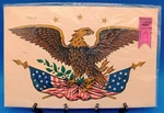 Nip Vintage Meyercord Decorator Decals 1104-A American Patriotic Eagle Flag Star. Fixed Price $9.98.