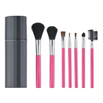 Global Choice 8 Piece Pink Ultimate Makeup Brush Set With Hard Travel Case - New. Fixed Price $9.99.