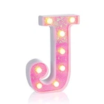 Foaky Led Lights Sign Up Pink Letters Glitter Alphabet. Fixed Price $16.00.