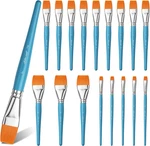 Flat Brushes For Acrylic Painting, Golden Maple 18 Pcs. Fixed Price $36.79.