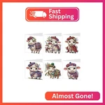 Tontut 6PCS Diamond Art Painting Kit Greeting Card, Hat Goat 5D Diy Hand. Fixed Price $17.32.