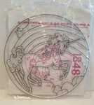 Tri-chem Unicorn Paint Crafts 7" Molded Clear Plastic 1848. Fixed Price $13.87.