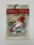 Michael's Celebrate Christmas Necklace Kit Deer Beads Holiday Red Peppermint. Fixed Price $12.99.