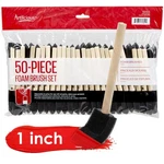 Artlicious Foam Brush Set - Of 50 1 Inch Pack, One. Fixed Price $19.99.