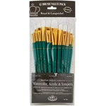 White Taklon Value Pack Brush Set 12/PKG. Fixed Price $19.52.