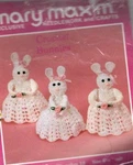 Nos!! Mary Maxim Crocheted Bunnies Kit Makes 10. Fixed Price $12.99.