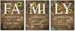 Family Sunflower Butterfly Wall Decor, Inspirational Little Bit Of Craz. Fixed Price $17.99.