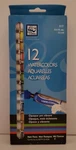 Loew-cornell Watercolor Paints 12 Tubes 0.4 Fl. Oz. Art Painting New Box. Fixed Price $15.50.