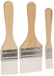 Plaid Nylon Chip Brush Set 44289 White 3 Piece Assortment. Fixed Price $14.45.