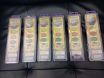 Watercolor Paints, 6 Sets Of 8 Washable By Bazic. Fixed Price $9.99.