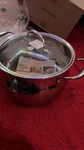 Princess House Heritage Tri-ply Induction Ready Stockpot 12 Qt W/ Lid. Fixed Price $200.00.