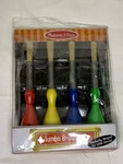 Melissa & Doug Jumbo Set Easy Grip Toddler Preschool Art Brushes New. Fixed Price $12.99.