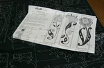 Bucilla #508 Flower Power Tri-chem Liquid Embroidery Paint Bookmarks. Fixed Price $14.99.