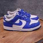 Nike Dunk Low (ps) Little Kids Size 1.5Y White/hyper Royal Shoes FB9108-131. Fixed Price $38.99.