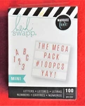 1" Capital Letters Alphabet & Numbers Red Plastic Heidi Swapp Crafts #100PCS. Fixed Price $7.56.