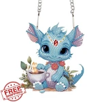 Aiyuanzsh Dragon Diamond Art Pendant Kit. Fixed Price $20.00.
