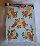Vintage Deadstock Hand Painted Decals By Decorcal A-78 Owls 1986. New Plastic. Fixed Price $9.75.