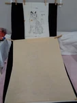 Vtg Artex / Tri-chem Liquid Paint Embroidery Picture Cat. Fixed Price $14.99.