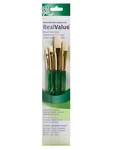 Princeton Real Value Series Green Handled Brush Sets. Fixed Price $12.18.