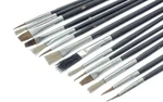 Sona Enterprise 15PC Artist Brush Set With Natural Bristles - 30515AB. Fixed Price $11.99.