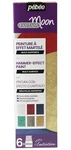 Pebeo Fantasy Moon 6 X 20ML Paint Set Hammer Effect Pearlescent Artist Craft. Fixed Price $18.69.