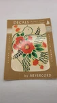 Vintage Meyercord DECALS40'S Nip Dove Red Flowers 4X6 X109-A New/old. Fixed Price $10.99.