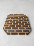 End Grain Brick Pattern Cutting Board, Maple And Walnut 9.75X9.5X1.125INCH. Fixed Price $89.99.