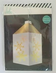 Heidi Swapp American Crafts Die Cut Paper Lantern Snowflakes Luminary. Fixed Price $6.99.