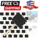 Inch Foam Sponge Wood Handle Paint Set Super Value Pack Of 30 Brushes.... Fixed Price $36.09.