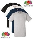 Fruit Of The Loom Adults Plain Cotton Short Sleeve Heavy Tee T-shirt No Logo. Fixed Price $8.51.