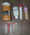 9 Vintage Glitter & Paint Darice Woolworth Assorted Types And Colors. Fixed Price $10.99.