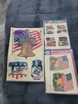 Vintage Meyercord Decal Lot American Flag/bicentennial Of 3 Sealed Unused. Fixed Price $14.00.