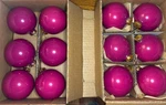 Vintage Rauch Magic Glass Christmas Ornaments Lot Of 12 Pink. Fixed Price $39.99.