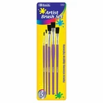 5 Asst Size Artist Paint Brushes - Best Quality Multi Purpose Random Color. Fixed Price $7.19.