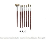 Royal & Langnickel Sabletek Artist Brushes For Oil Painting, Short Handle. Fixed Price $9.75.