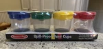 Melissa & Doug - Spill Proof Paint Cups Set 4 New Box Art Essentials. Fixed Price $8.25.