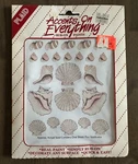 Plaid Accents On Everything Vintage Sea Shells Decoupage Rub Paints Decals. Fixed Price $6.25.