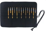 30 Pockets Artist Paint Brush Holder, Canvas Roll Up Case Bag & Storage Organize. Fixed Price $23.97.