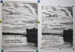 Vintage Tri Chem Picture Paint Felt Usa Poster #7323 Spirit Of God Moved Over. Fixed Price $17.95.