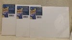 3 Pc Greenbrier 8X10 Blank Artist Canvas For Oil Acrylic Paints Sealed - New. Fixed Price $8.49.