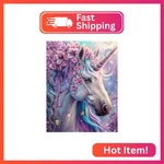 Milila Diamond Art Kits For Adults Full Drill Unicorn Round Painting. Fixed Price $12.83.