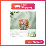 Tontut Pig Sunflower Diamond Art Painting Kits Hanging DECORATION,5D. Fixed Price $12.83.