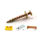 Hangman 60SK Brass And Gold Metal Picture/mirror Wall Hanging Kit 100 Lbs.. Fixed Price $11.95.