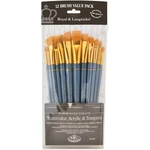 Royal Brush RSET9307 Gold Taklon Value Pack Set-round 12/PKG. Fixed Price $15.62.