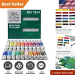 Winton Oil Color Paint Set - 20 X 12ML Beginner's Art Supplies For Creativity. Fixed Price $67.99.