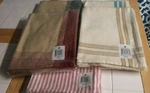 New Dunroven House Tea Towel - Mcleod Dye Two Striped Border. Fixed Price $6.00.