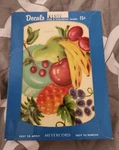 Vintage Meyercord Decal Fruits Bananas Pears Plate, #X-107-C, 1/SHEET, 1940S. Fixed Price $6.00.