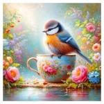 Fhbubpup 5D Bird Diamond Painting Kits For Adults, 12X12 Inches, Multicolored. Fixed Price $17.17.