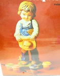 1970'S Bisque Kit Ready To Be Painted Farm Boy HC1007 Ceramicraft Nos. Fixed Price $44.65.