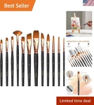 Multifunctional Paint Set - 12 Assorted Brushes For Creative Masterpieces. Fixed Price $22.99.